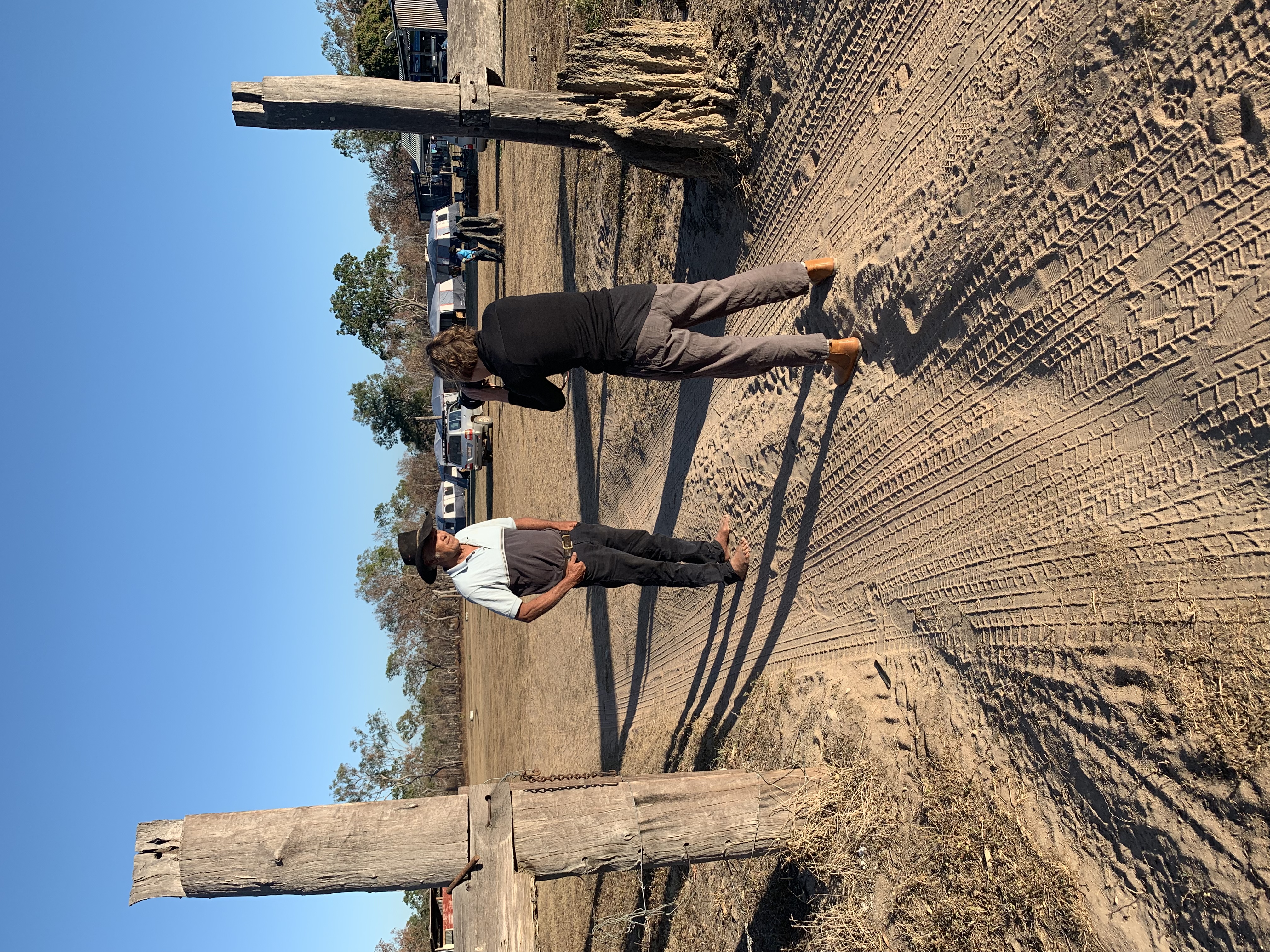 Mike Ross and Marian Reid from ACF at Killarney Station