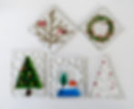 Christmas decoration glass fusing class, Cumbria, RD Glass