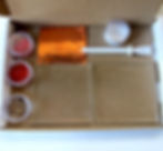 Make at home two fused glass coasters kit