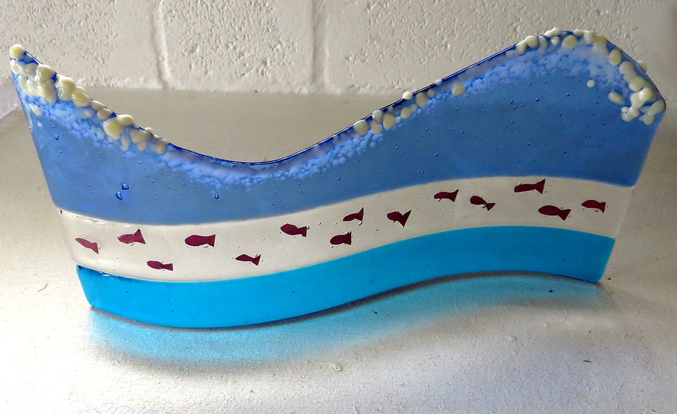 Thumbnail: Full day glass fusing class Cumbria