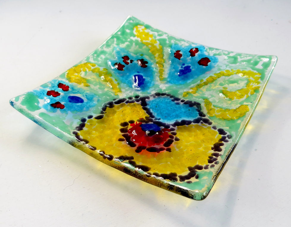 Thumbnail: Fused glass class Lake District