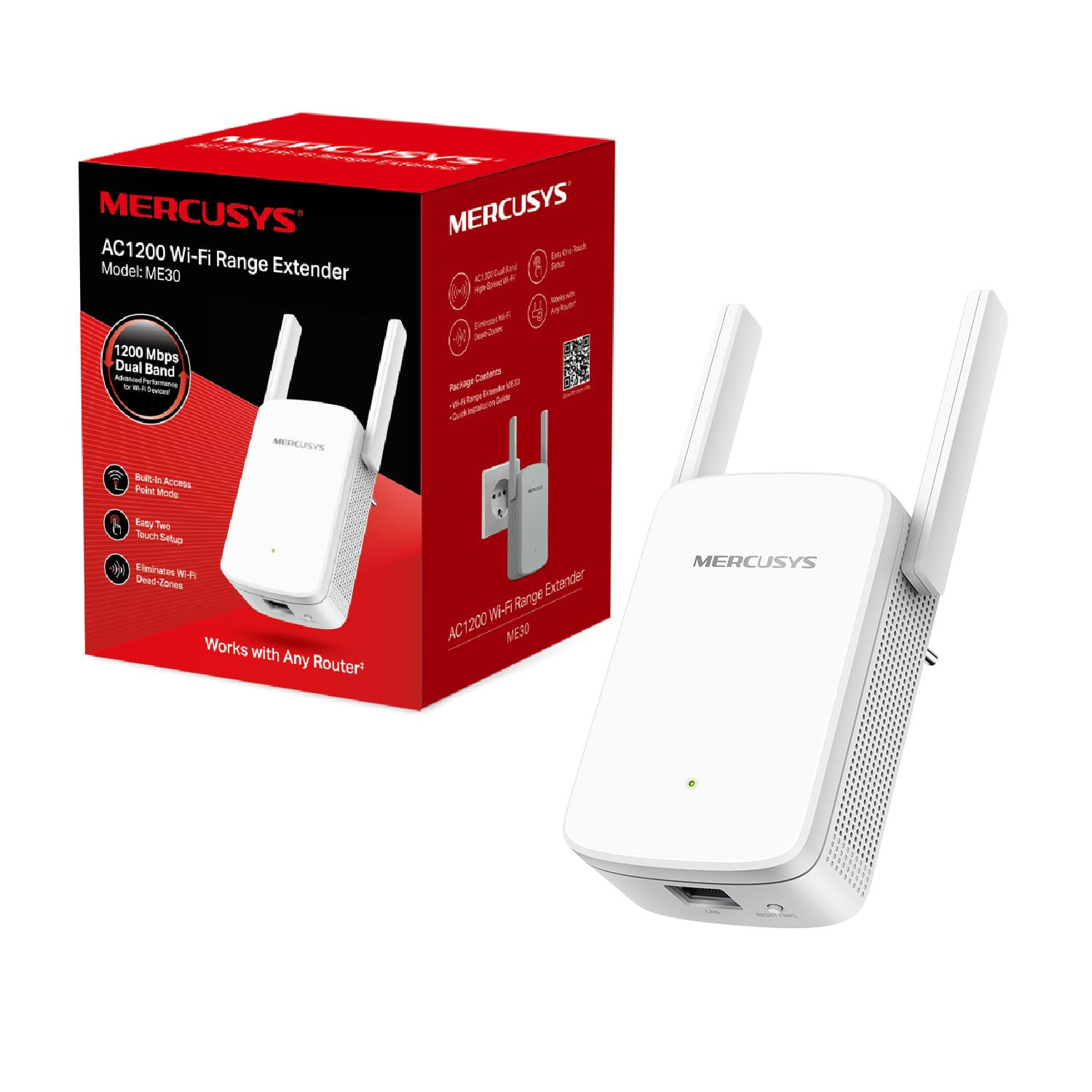 TP-Link Mercusys ME30 Wi Fi Menzil Genişletici