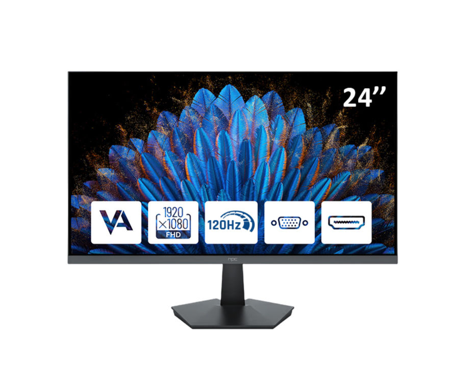 NPC MF2408-A 24" IPS FHD 120Hz 5ms VA