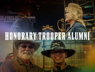 Honorary Trooper Alumni program started - Fred Morris & Kristy Jackson inducted