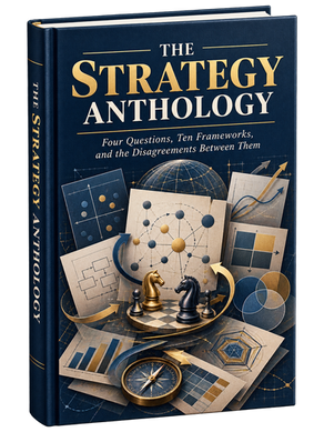 The Strategy Anthology (Four Questions, Ten Frameworks, and the Disagreements Between Them)