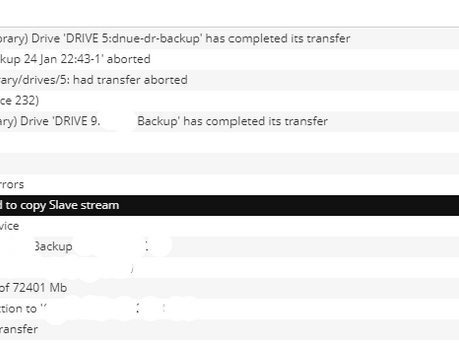 MSDataCopy Slave[4886]: Failed to copy Slave stream