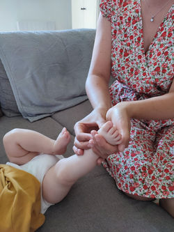 Réflexologie bébé 8 mois