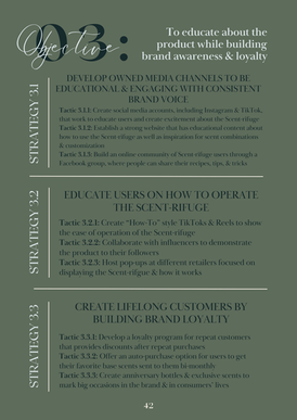 Objective 3 - Strategies & Tactics