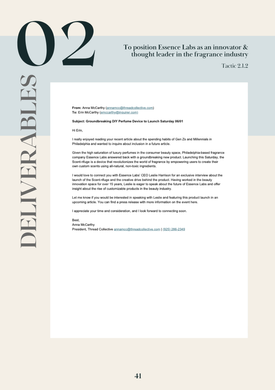 Objective 2 - Deliverable 2: Media Alert Email Mockup