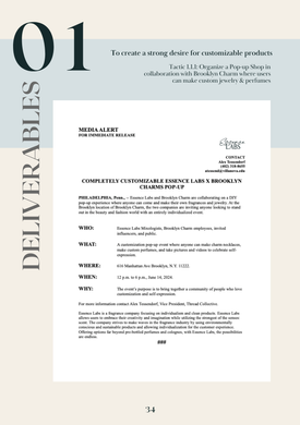 Objective 1 - Deliverable 1: Media Alert Mockup for Collaboration Pop Up Event