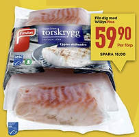 Erbjudande på torsk