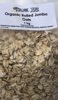 Oats Rolled Jumbo Wholegrain Organic 1kg
