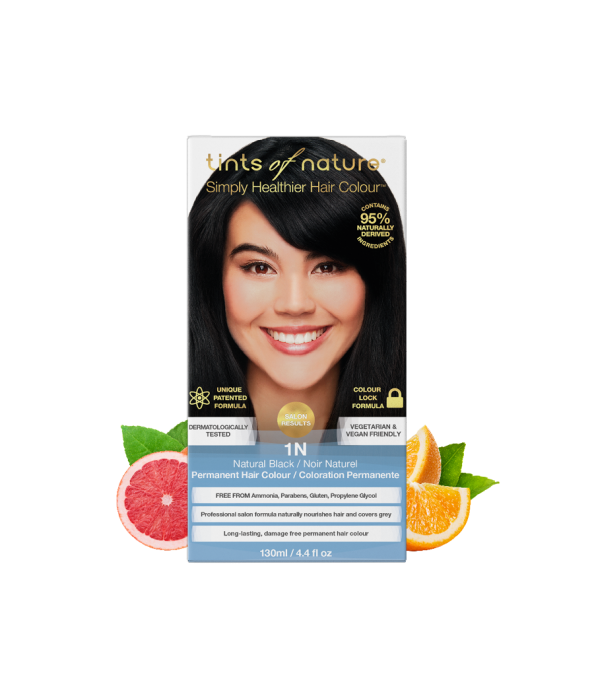 Hair Colour Tints of Nature 1N Natural Black 120ml