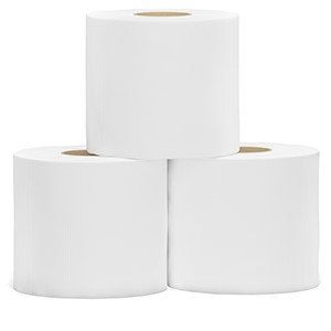 Toilet Paper Roll Naked Green Cane- 2 ply quality