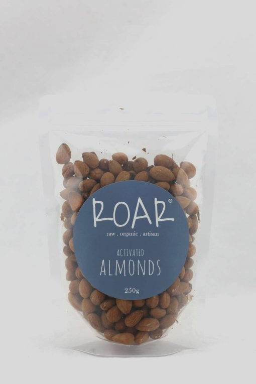 almonds activated Organic Roar250g
