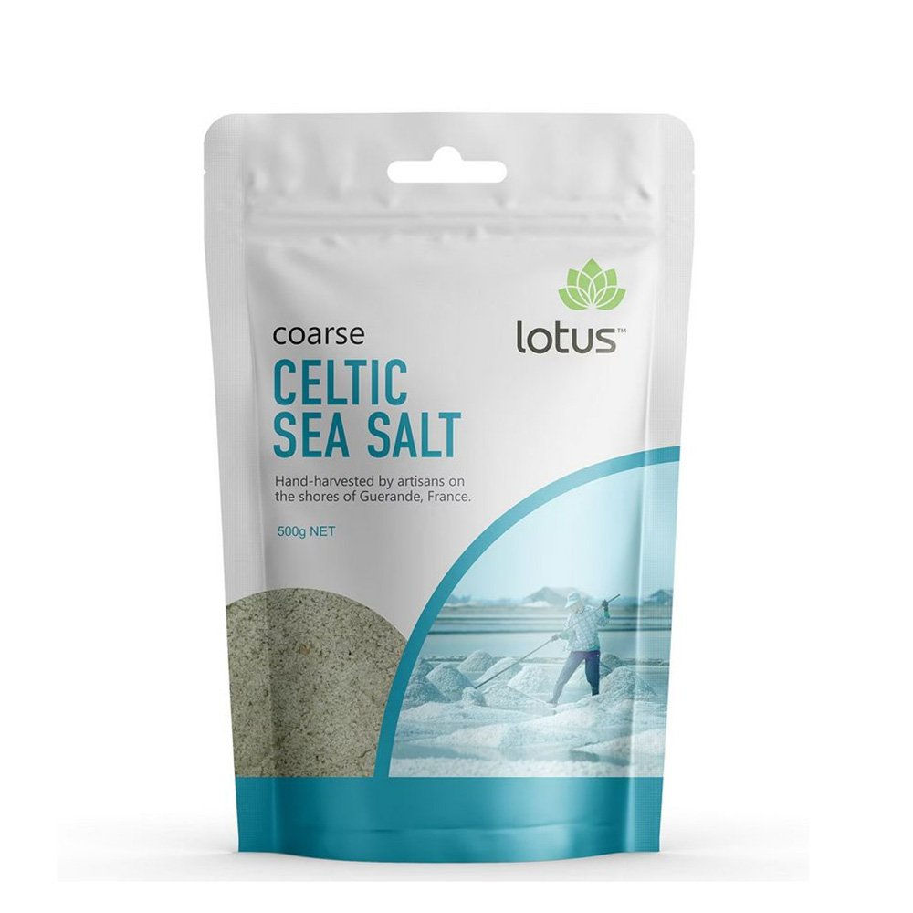 LOTUS COARSE CELTIC SEA SALT 500G