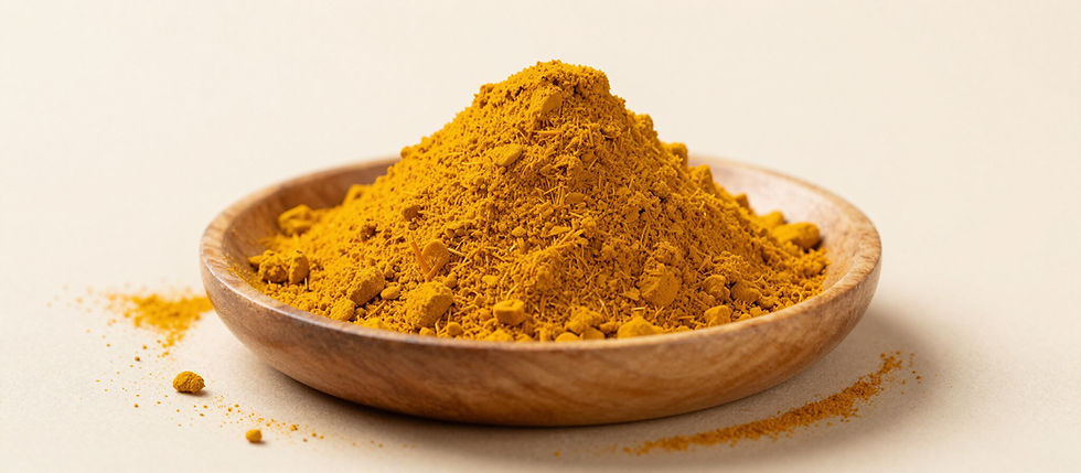 Turmeric Powder Display