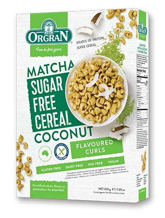 Sugar Free Matcha & Coconut Cereal 200g