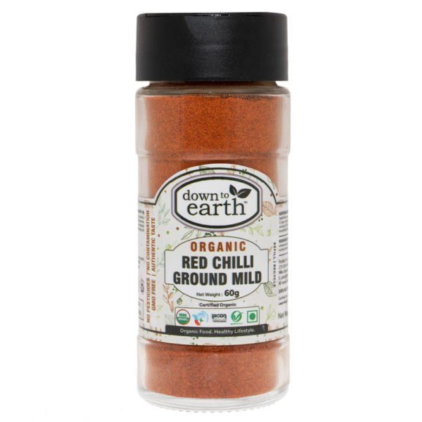 Red Chilli Ground Mild Organic 60g