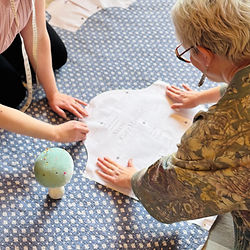 Sewing Instructor with Student