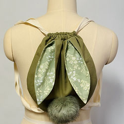 bunny drawstring bag