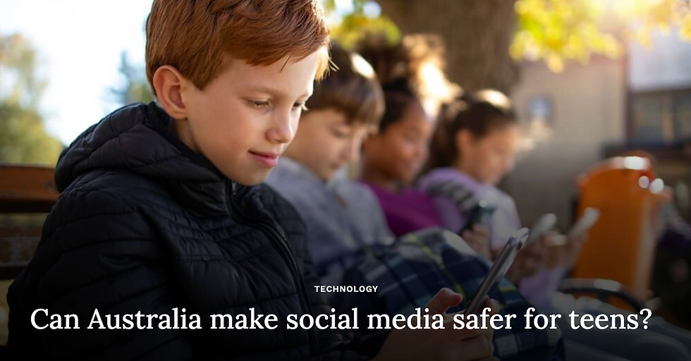 TA: Can Australia make social media safer for teens?
