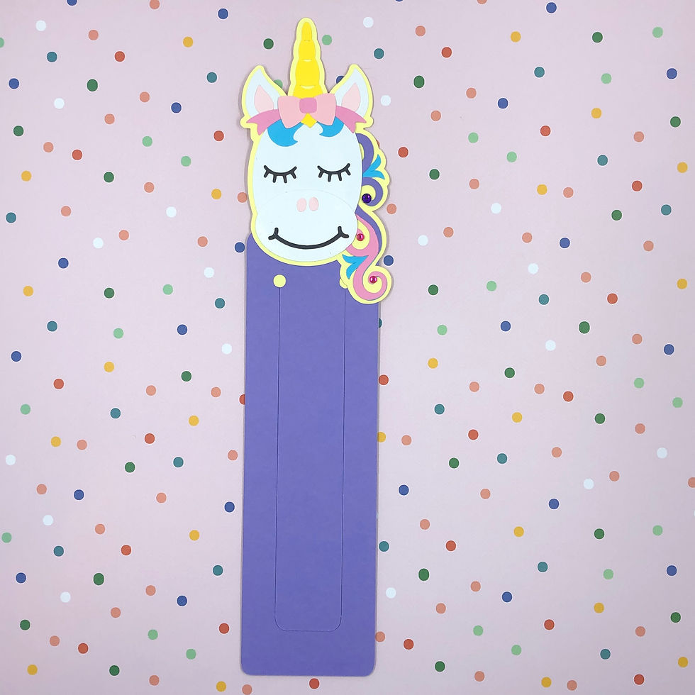 Thumbnail: Unicorn #2 Bookmark with Crystal Accents