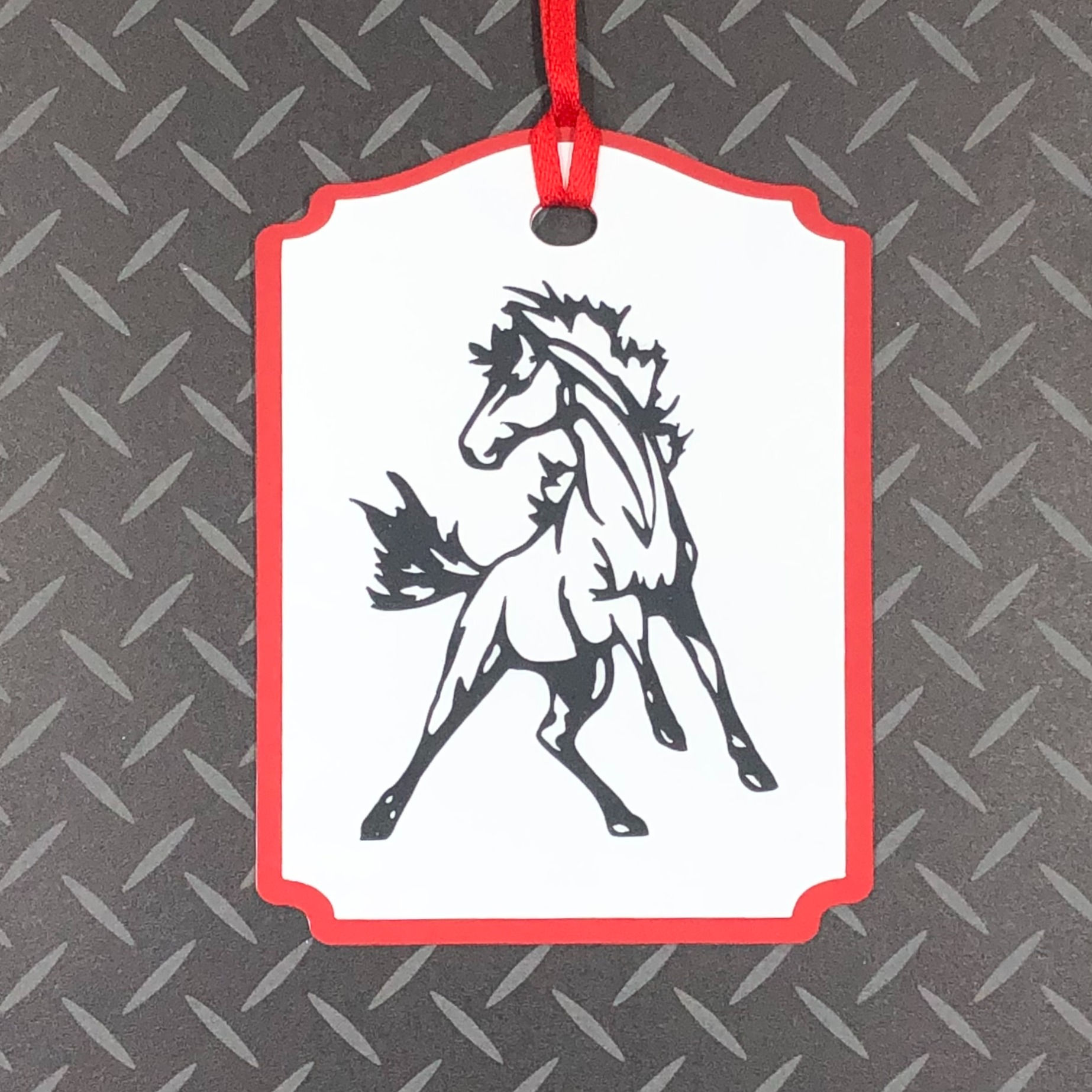 Wild Mustang Gift Tag