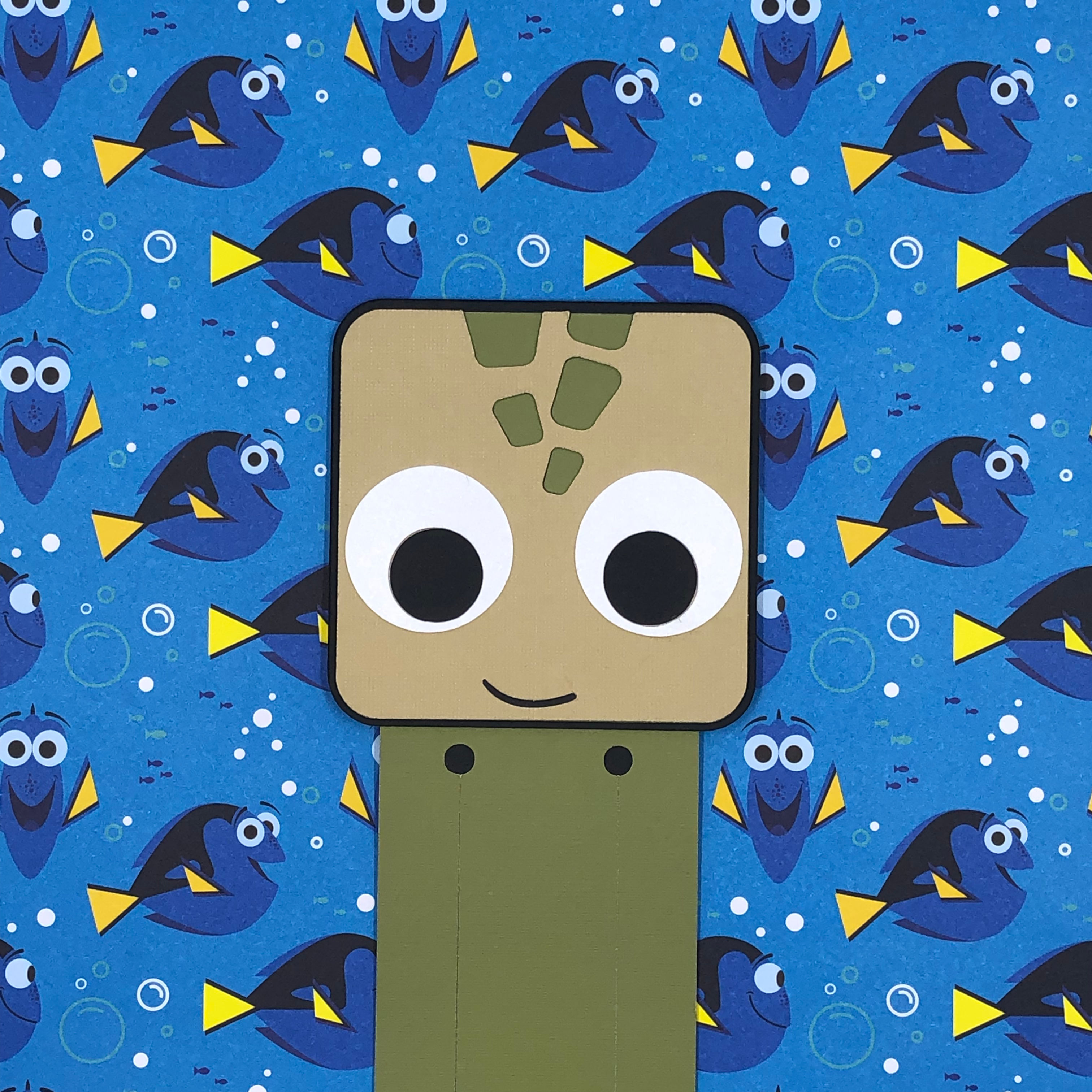 Crush from Disney's Finding Nemo Bookmark