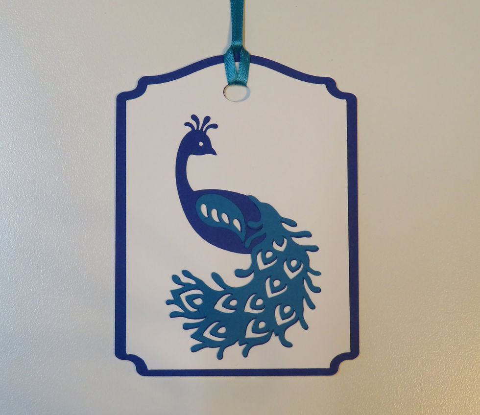 Thumbnail: Peacock Gift Tag