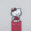 Thumbnail: Sanrio Hello Kitty Wink Bookmark