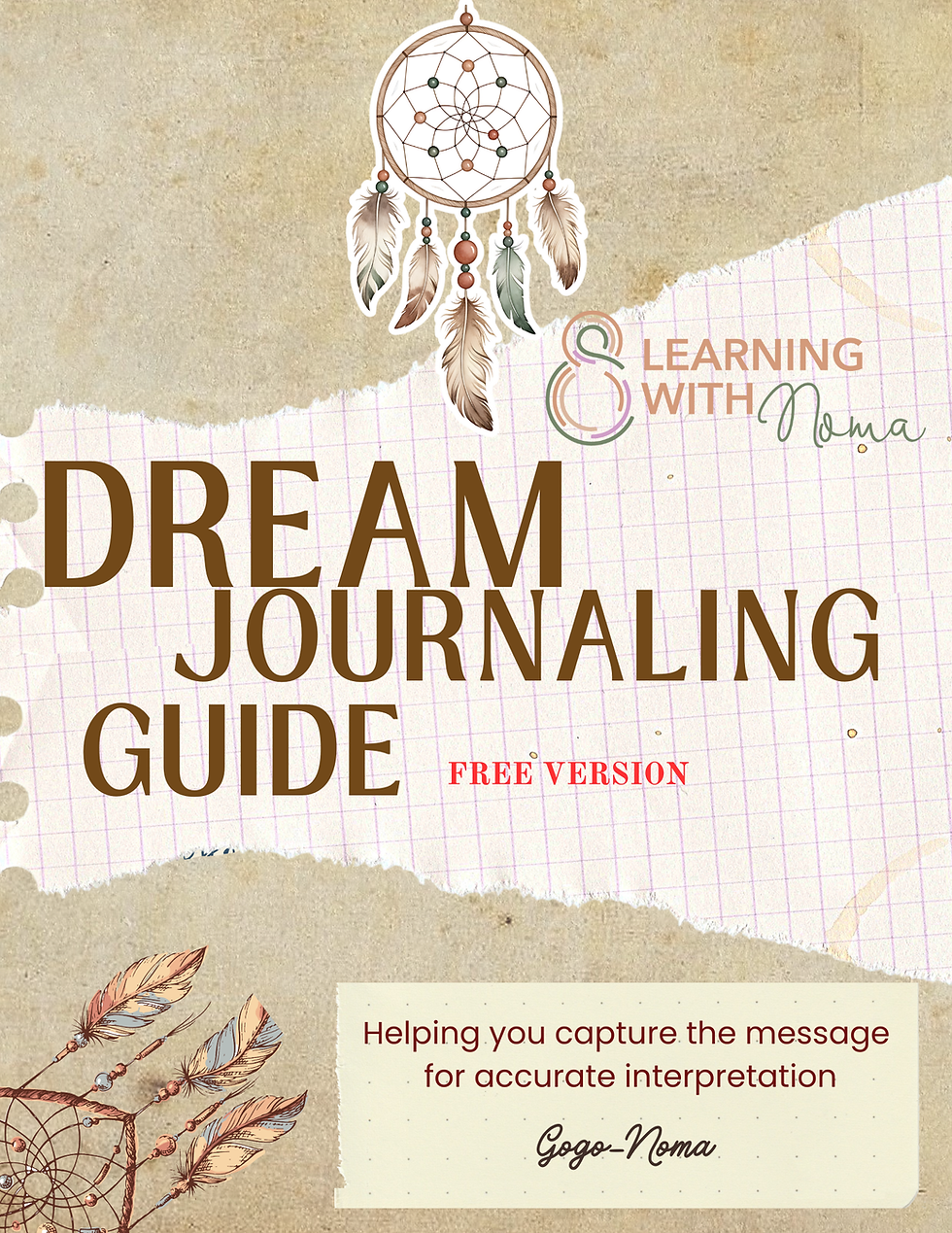 Dream Journaling Guide Free Version