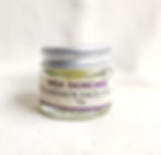 front view of mini rejuvenate face cream on canvas background