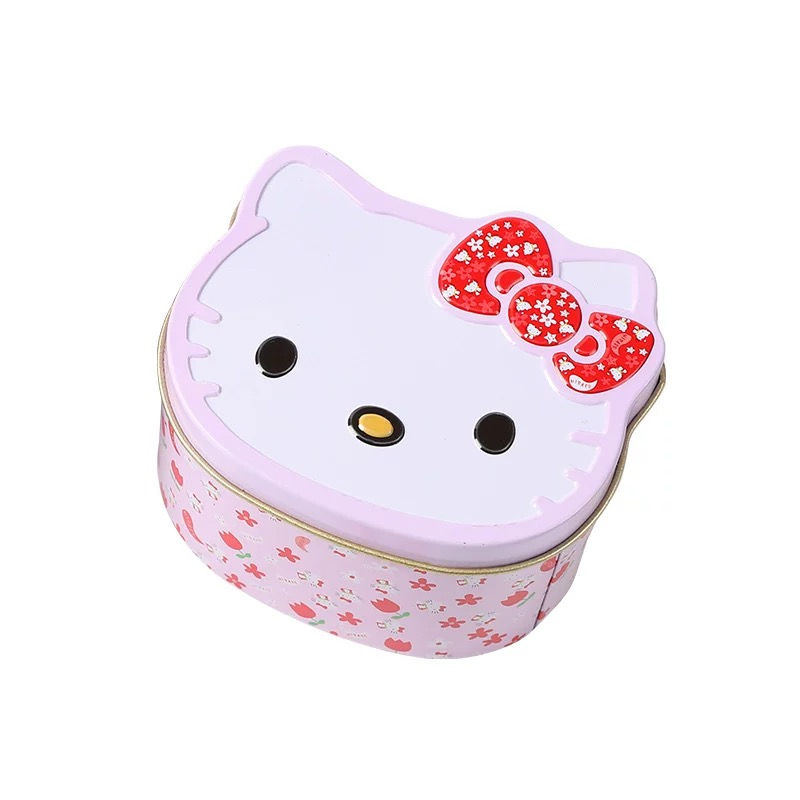 Thumbnail: Hello Kitty Tin Box with Mixed Color Hair Tie  40pcs