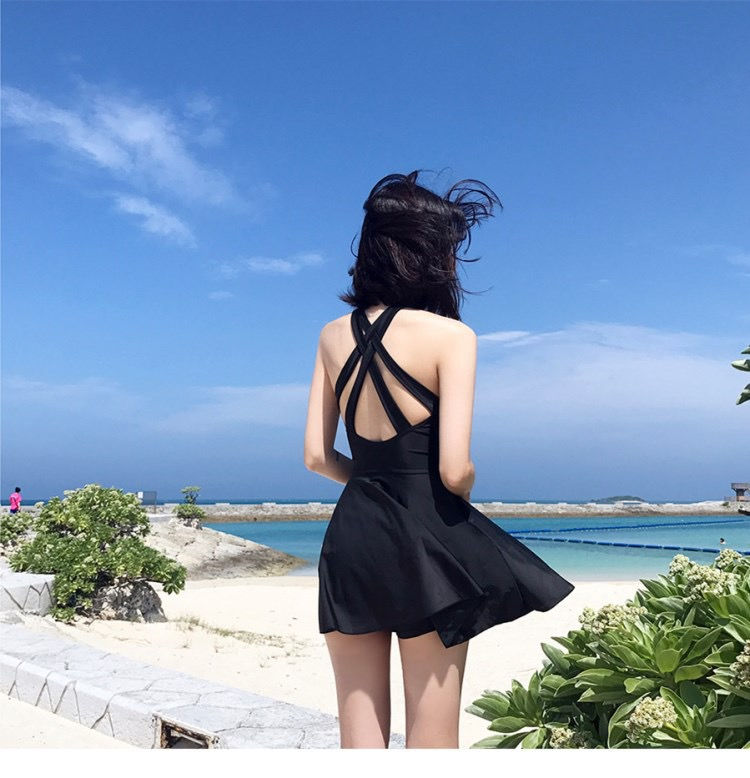 Thumbnail: Noir Back-Strap Swimdress | Women's Accessories
