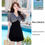 Thumbnail: 2XL- 3XL Classic Black Plaid Swim Dress