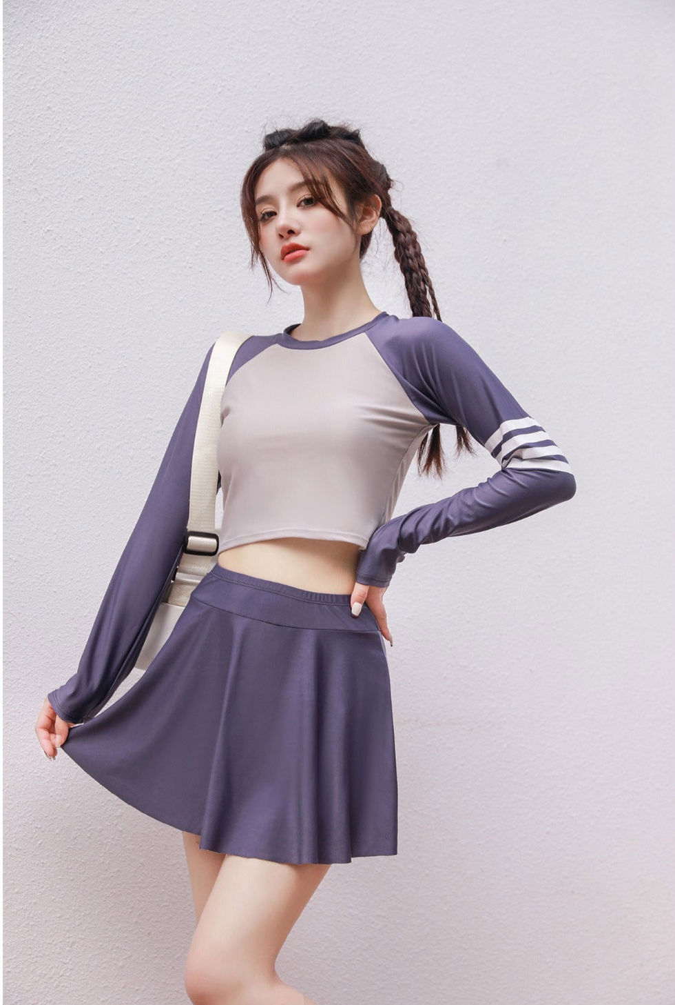 Thumbnail: S-M Wave Runner 2-Pieces Swimwear Black