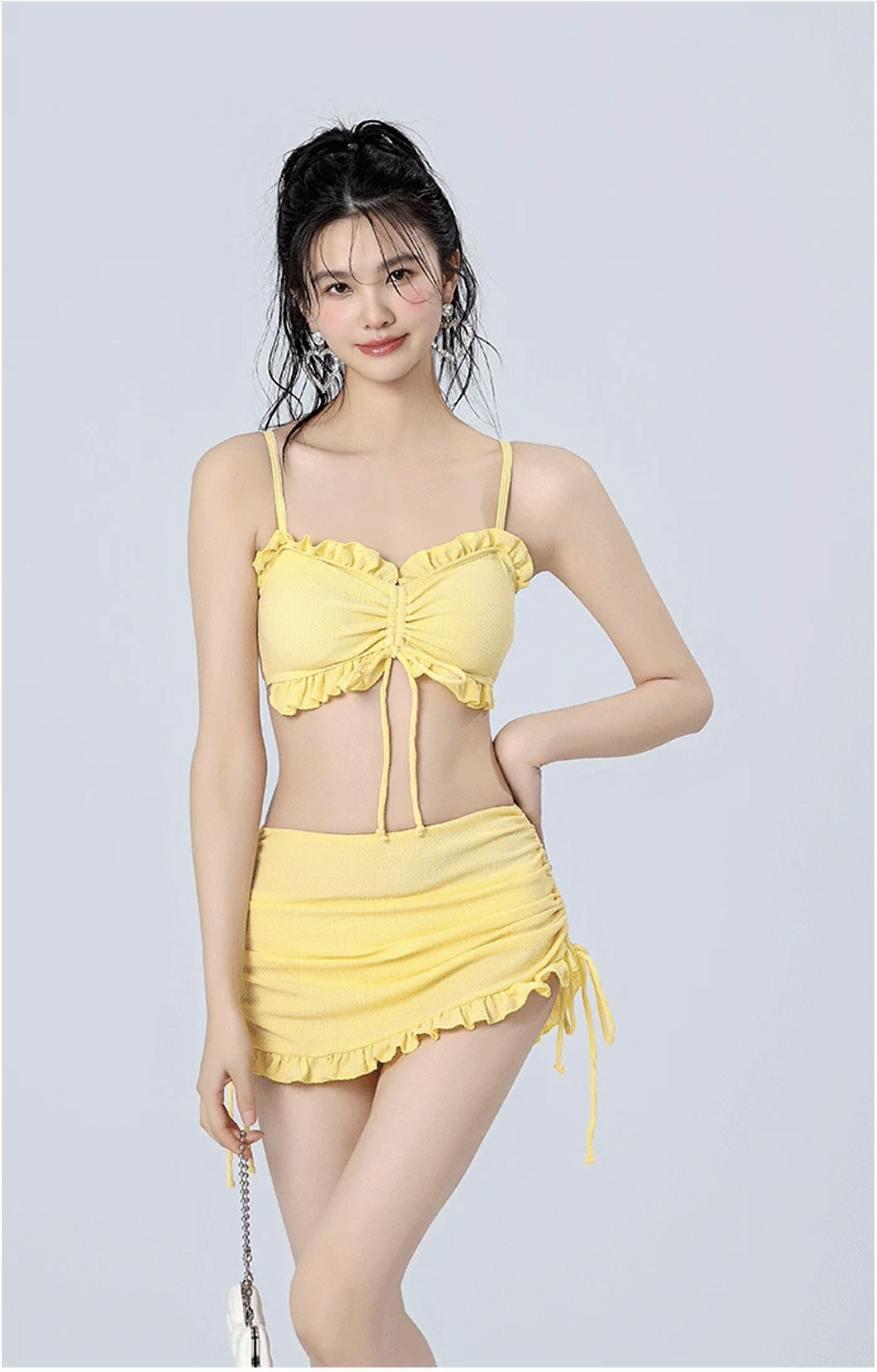 Thumbnail: Sun-Kissed Style: Bikini with Matching Wrap Skirt