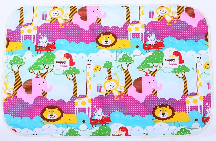 Thumbnail: 75*120CM Cotton Waterproof Changing Mat Diaper Pad