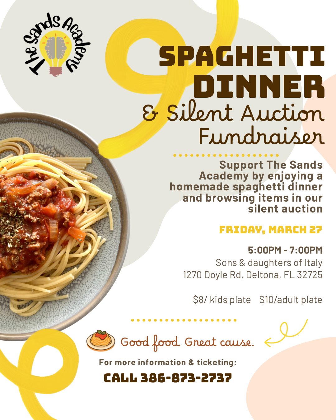 KIDS Spaghetti Dinner Tickets
