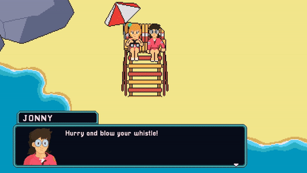 Keep lookout for hazards on the beach