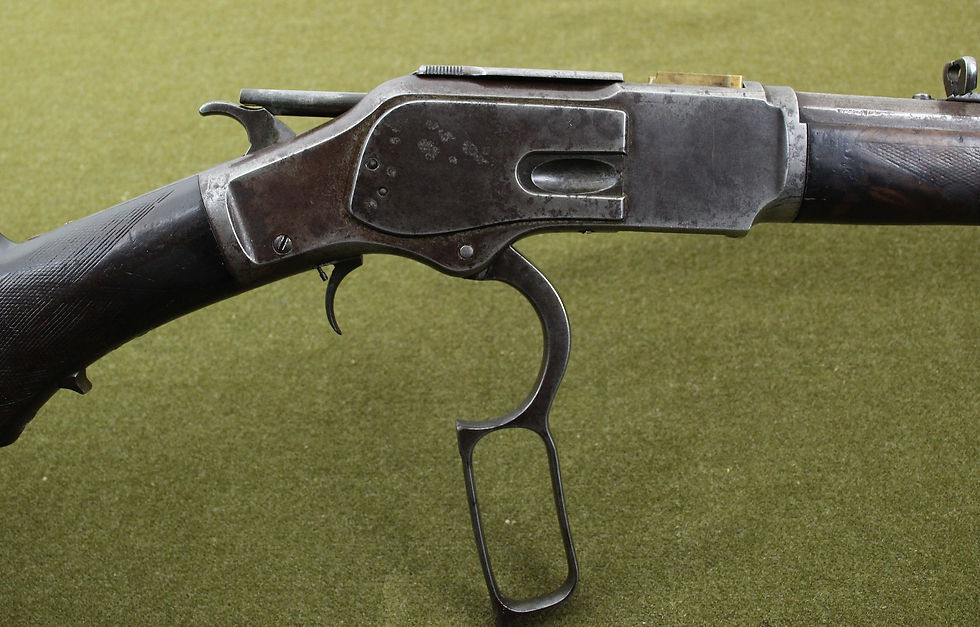 Thumbnail: Winchester 1873 Deluxe Checkered Case Hardened 32-20