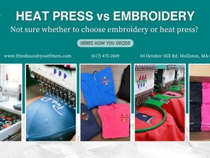Heat Press vs Embroidery