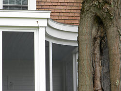 Curved Screened Porch Detail