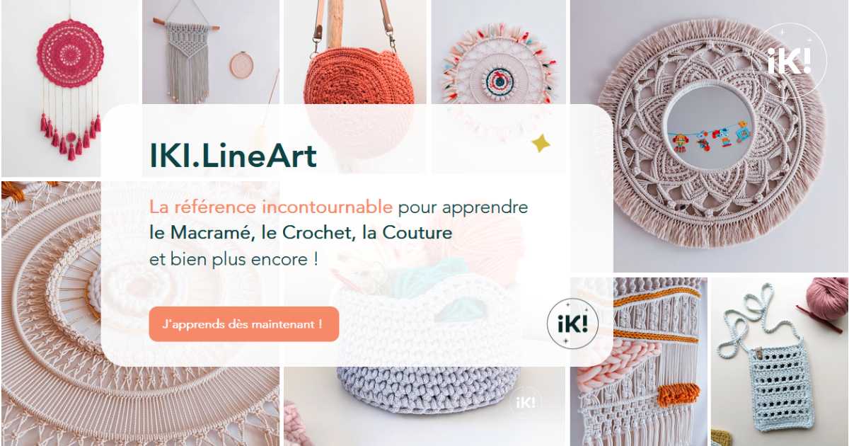 Cours en ligne | Macramé, Crochet, Couture zéro déchet, crochet