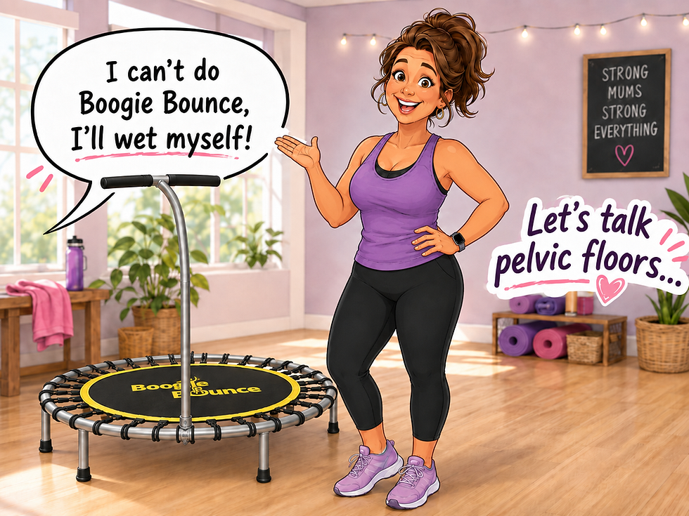 “I Can’t Do Boogie Bounce Exercises, I’ll Wet Myself” .... Let’s Talk About Pelvic Floors