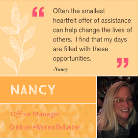 Celebrating Nancy! "She has transformed office management’s relationship with employees."