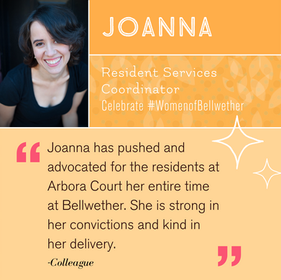 Celebrating Joanna! "She is strong in her convictions and kind in her delivery. "