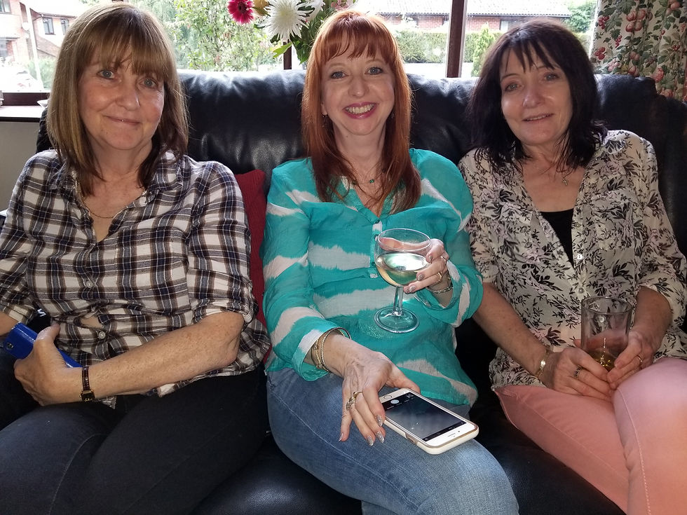 The family: Siobhan, Grainne and Bernadette