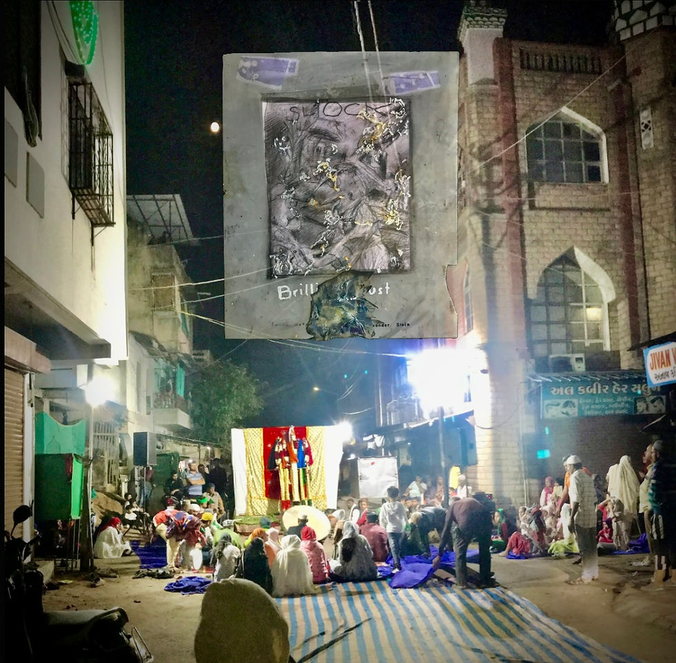 Masjid with Drifting Dust